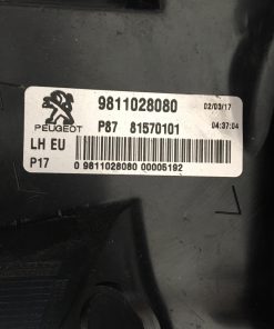 9811028080 Fanale Posteriore SX Peugeot 3008 2017